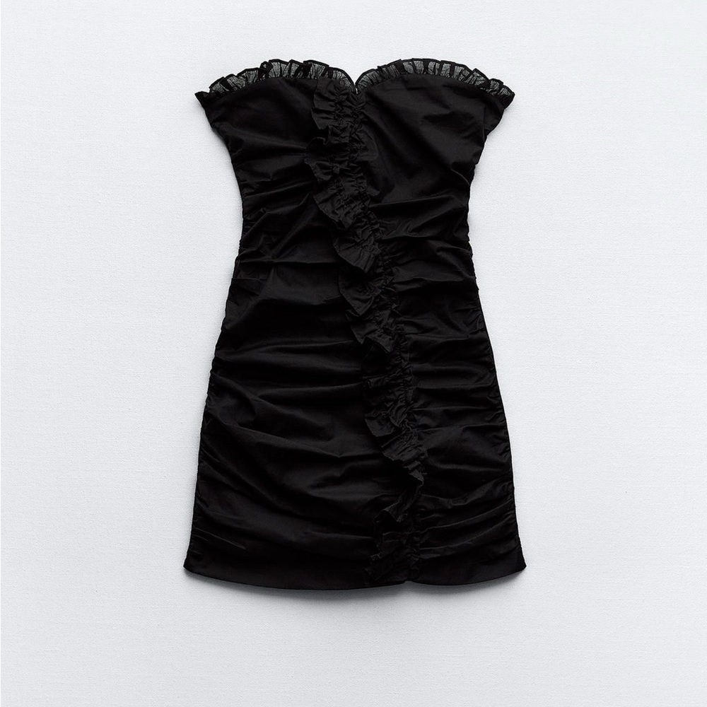 NWT Zara Draped Mini Dress